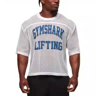 GYMSHARK Mesh Oversized Crew Tee