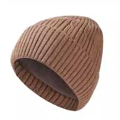 梦特娇 套头加绒保暖 针织 绒线帽 男女同款情侣款