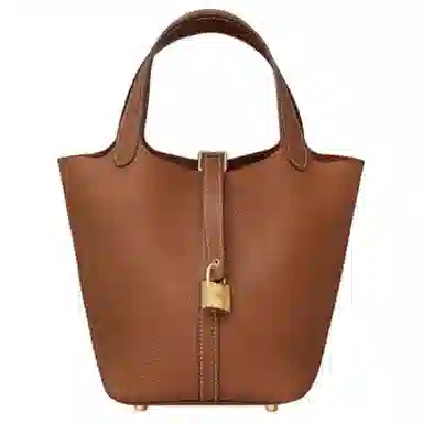 HERMES Picotin Lock 18 Barenia Faubourg 34 Fauve