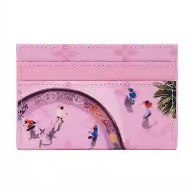 Louis Vuitton Porte Carte Double Pink