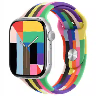 亿祈发 表带 苹果适用 硅胶材质 反扣男女通用