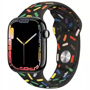 亿祈发 表带 苹果适用 硅胶材质 反扣男女通用