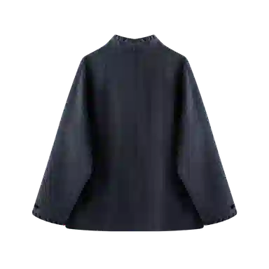 HERBEL Cashmere Silk Coat Single Button