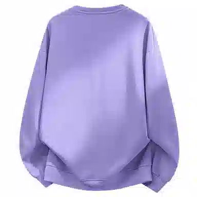 大卫贝肯 美式潮牌重磅纯色曼巴棉文章字母印花设计宽松舒适日常通勤百搭长袖圆领卫衣 男女同款