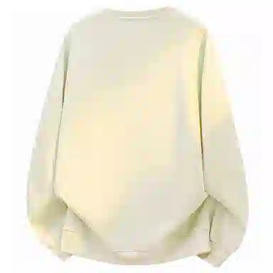 大卫贝肯 美式潮牌重磅纯色曼巴棉文章字母印花设计宽松舒适日常通勤百搭长袖圆领卫衣 男女同款