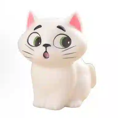 熊堡岛 猫咪系列 高颜值慢回弹捏泥感 萌趣可爱解压神器创意小众潮流设计 成人小孩无聊发呆感官玩具 捏捏乐