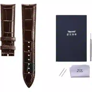 积优 江诗丹顿代用鳄鱼皮表带 适用传承艺术大师伍陆之型 男女通用 黑色棕色蓝色