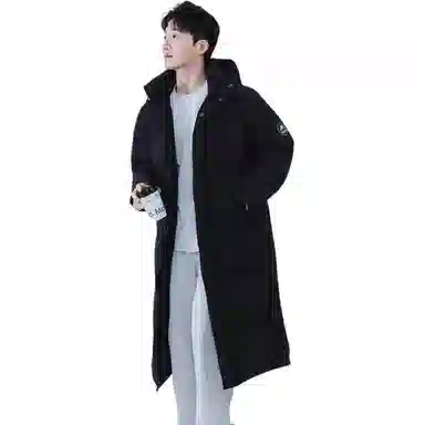 雅鹿 东北极寒长款加厚保暖羽绒服 男女同款