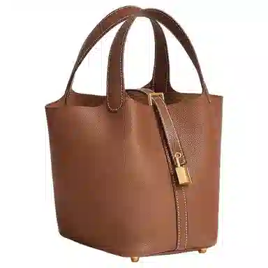 HERMES Picotin Lock 18 Barenia Faubourg 34 Fauve