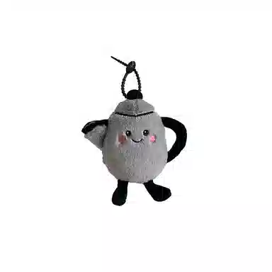 心水好物 创意仿真铜炉火锅卡通水壶可爱 毛绒 挂件 男女同款情侣款