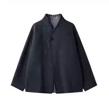 HERBEL Cashmere Silk Coat Single Button