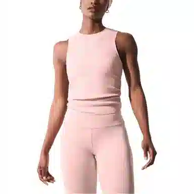 alo yoga Ribbed En Pointe Tank