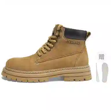 TCELLARS Classic Lace-Up Boots Maple Yellow