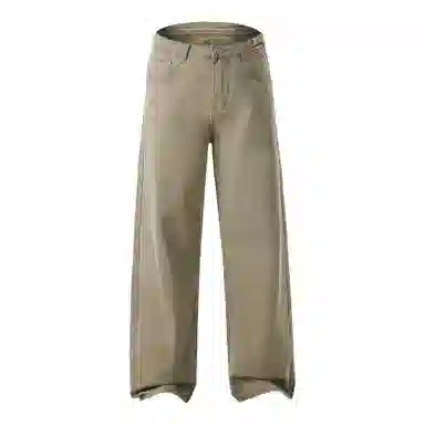 大卫贝肯 美式经典高街潮流基础款纯棉直筒百搭长裤休闲裤 男女同款