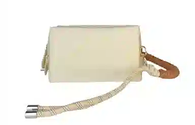 Burberry Custom Makeup Bag Beige Canvas