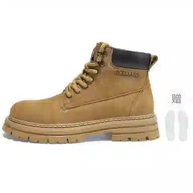 TCELLARS Classic Lace-Up Boots Maple Yellow