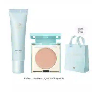 彩棠 隐形毛孔遮瑕盘+妆前乳体验装 控油不卡粉保湿 遮盖斑点痘印黑眼圈