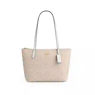 Coach Fiona 24 Tote Bag Small Beige