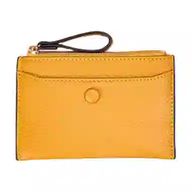 掐尖 纯色薄款钱夹真皮证件包多功能收纳包多卡位卡包 头层牛皮 零钱包 男女同款情侣款