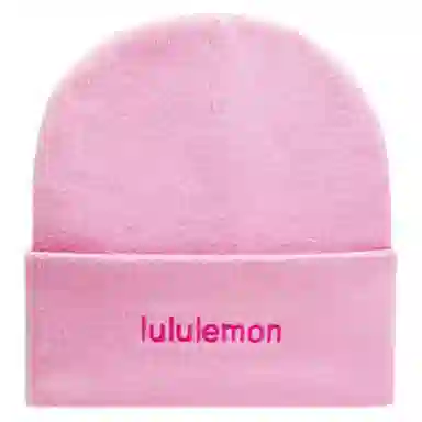 lululemon Logo Beanie Pink Blue