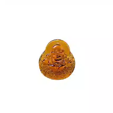 琢玉居 弥勒佛系列 小众寓意 新中式潮国风复古百搭简约 平安喜乐 好运 琉璃 吊坠 女款