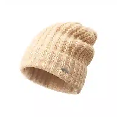 红豆 百搭休闲冬季保暖时尚宽松 腈纶 绒线帽 男女同款情侣款