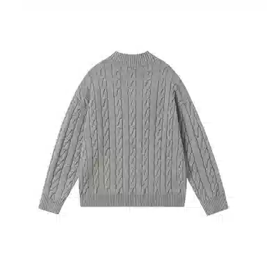 FORNINES Half-Zip Knit Sweater