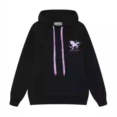HARSH AND CRUEL Meteor Unicorn Embroidered Hoodie