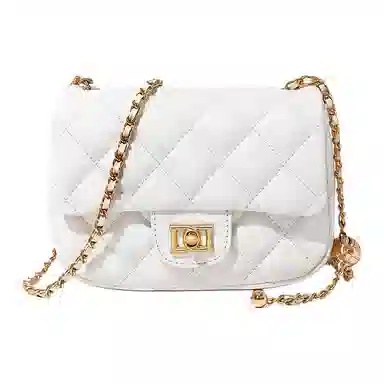 Red Dragonfly Quilted Leather Bag