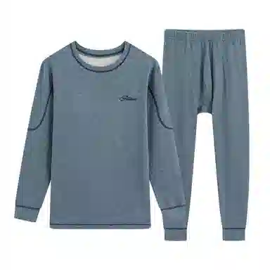 贴身领域 发热柔软抗寒长袖长裤保暖套装 男款