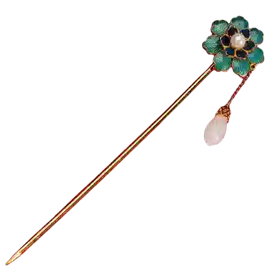 聆听花开 玉兰花 宫廷风 古风步摇流苏高级感 合金 发簪 女款