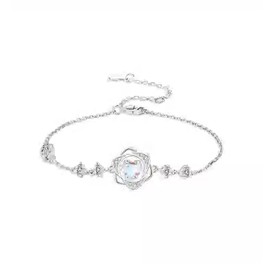 【纯银999 | 莫比乌斯】 凤祥囍事 老凤祥 优雅浪漫温柔百搭小众设计简约学生日常高级感经典上岸通勤浪漫约会可调节 足银 手链 女款