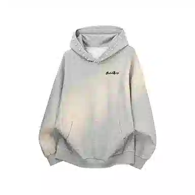 【立体珍珠帽檐连帽外套】布客行 美式复古潮牌高街舒适百搭大码创意套头长袖宽松慵懒亲肤港风纯色学院风卫衣 男女同款