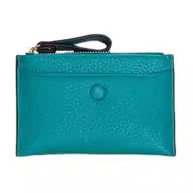 掐尖 纯色薄款钱夹真皮证件包多功能收纳包多卡位卡包 头层牛皮 零钱包 男女同款情侣款