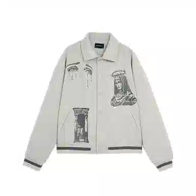 BD.POWER UP+ 680G Wool Baseball Jacket