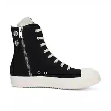 Rick Owens High-Top Sneakers Black