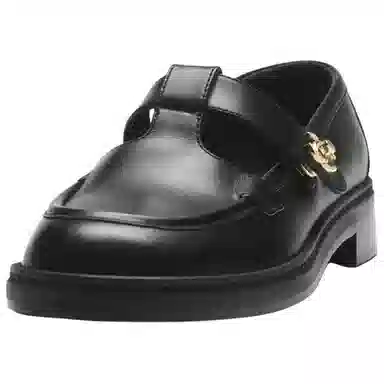 CHANEL 25K Mary Jane Flat Black