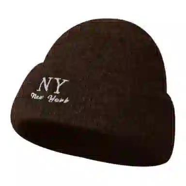 艾佳微 韩系氛围感大头围显脸小保暖护耳防寒 腈纶 绒线帽 男女同款情侣款