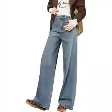 法文箱子 高级感小个子窄版牛仔裤 女款