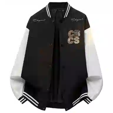 Herbal Color Vintage Baseball Jacket