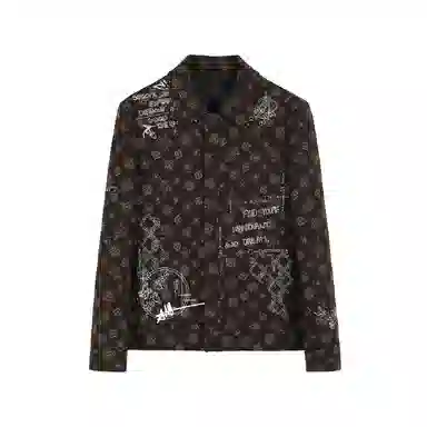 ANDREW MACKENZIE Casual Printed Short Coat