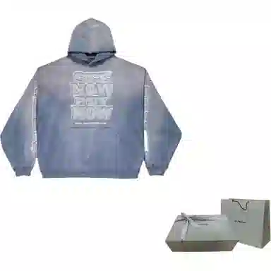 Balenciaga SS24 Hoodie Blue