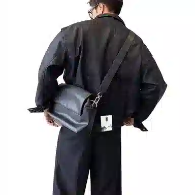【复古做旧美拉德色系机车外套】布客行 酷飒不羁狂野硬朗摇滚叛逆霸气有型基础防风宽松短款潮酷前卫翻领百搭皮衣夹克 男女同款