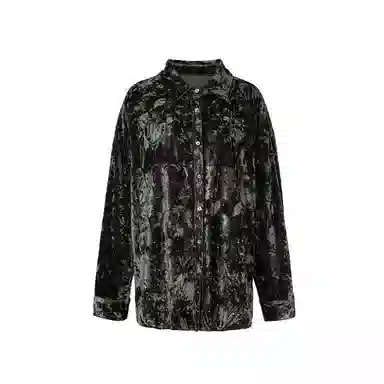 TCH Velvet Rhinestone Shirt
