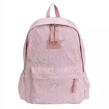 行途 小众高颜值日系百搭书包大容量初高中大学生电脑包 尼龙 双肩包 常规 女款 多色