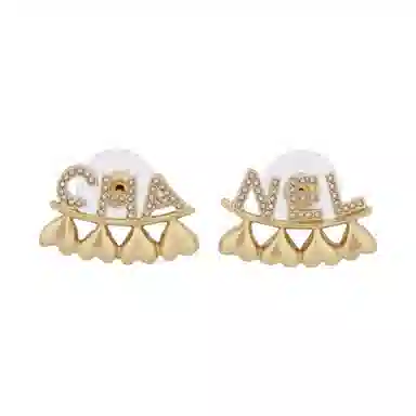 Chanel Classic Logo Earrings