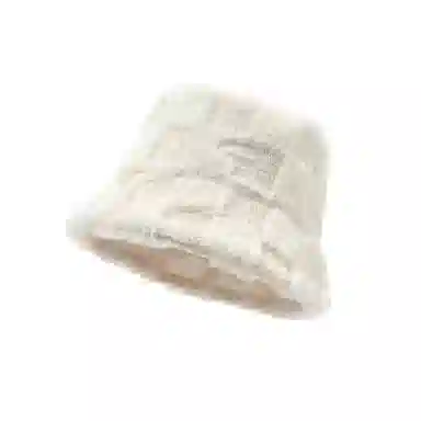 稻草人 百搭时尚显脸小保暖加厚格子 聚酯纤维 渔夫帽 女款