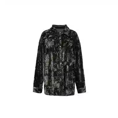 TCH Velvet Rhinestone Shirt