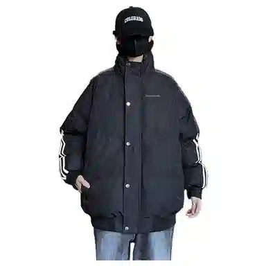 太子龍 宽松加厚保暖立领情侣防寒棉服 男女同款