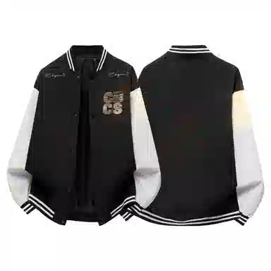 Herbal Color Vintage Baseball Jacket